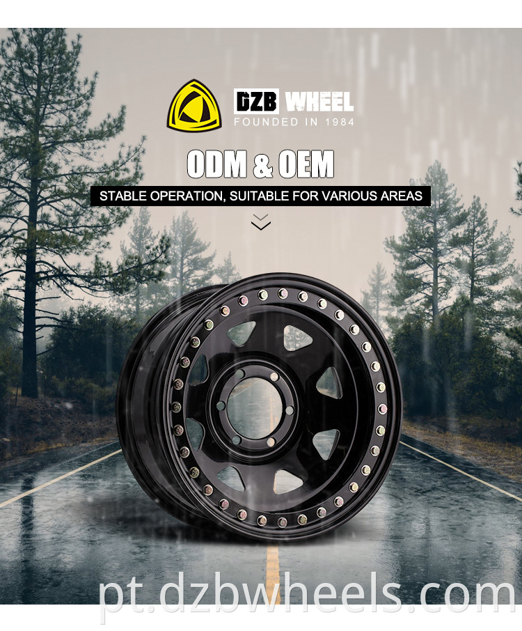 6 Hole 16x8 6x139.7 Beadlock Wheel 